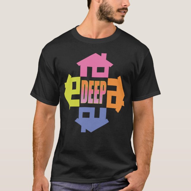 Deep House Tee By Stephen Hughes (Front)