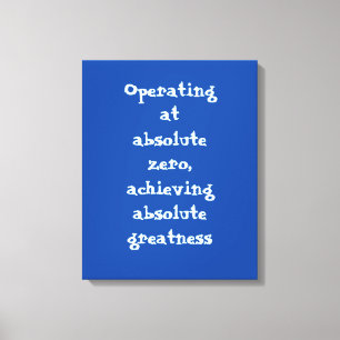 Deep Ice Blue Silver Quantum Art Canvas Print