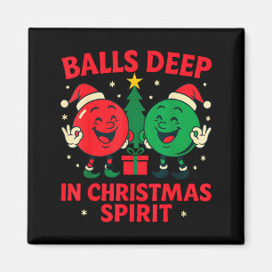 Deep In Christmas Srit Funny Adult Christmas Humor Magnet