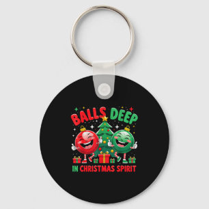 Deep In Christmas Srit Funny Ornament  Keychain