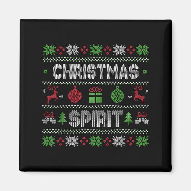 Deep In The Christmas Srit Matching Couples  Magnet (Front)