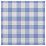 Deep Indigo Blue Checkered Pattern Fabric