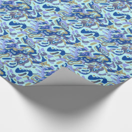 Deep is the Ocean, abstract Wrapping Paper
