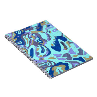 "Deep is the Ocean" Original Abstract Notebook