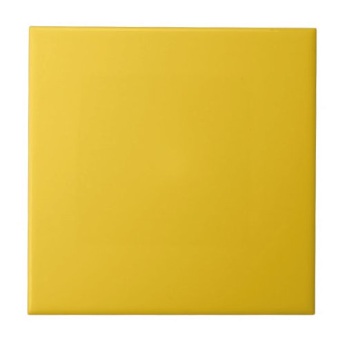 Deep Lemon Solid Color Ceramic Tile