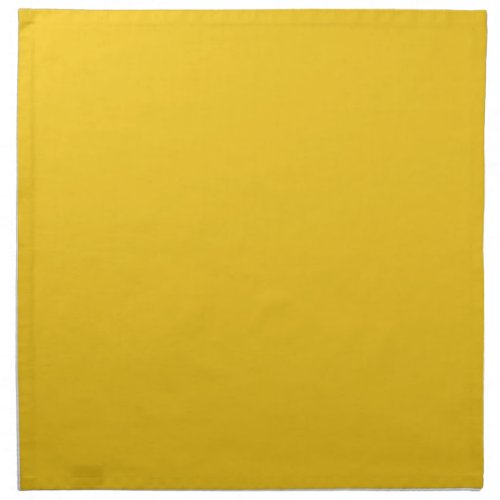 Deep Lemon Solid Color Cloth Napkin