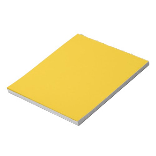 Deep Lemon Solid Color Notepad