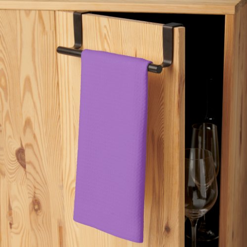 Deep Lilac Solid Color Kitchen Towel