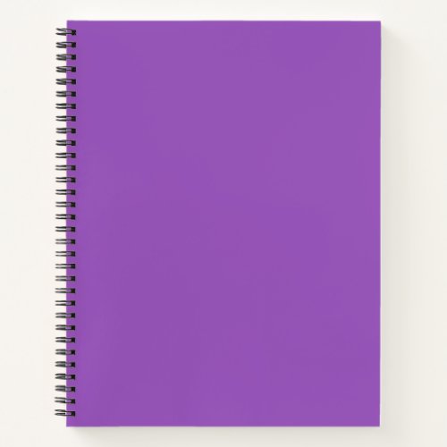 Deep Lilac Solid Color Notebook