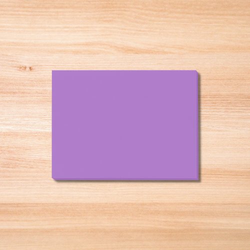 Deep Lilac Solid Color Post_it Notes