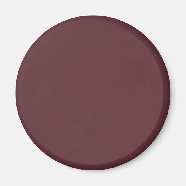 Deep Maroon Solid Color Magnet (Front)