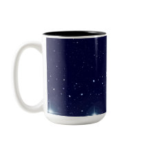 ​Deep Midnight Blue Cosmic Starry Sky Cosmos Mug