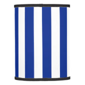 Deep Nautical Blue and White Striped Lamp Shade (Back)