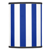 Deep Nautical Blue and White Striped Lamp Shade (Front)