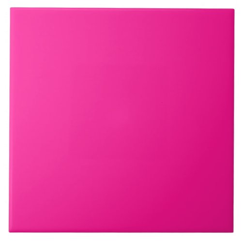 Deep Neon Pink tile