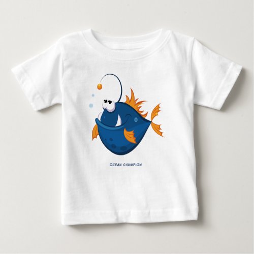 Deep Ocean Angler Fish Baby T_Shirt
