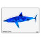 Deep Ocean Blue Mosaic Pattern Shark