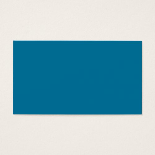 Deep Ocean Blue Personalized Aqua Teal Background Business Card Template