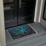 Deep Ocean Blue with Octopus & 2 Schools of Fish Doormat