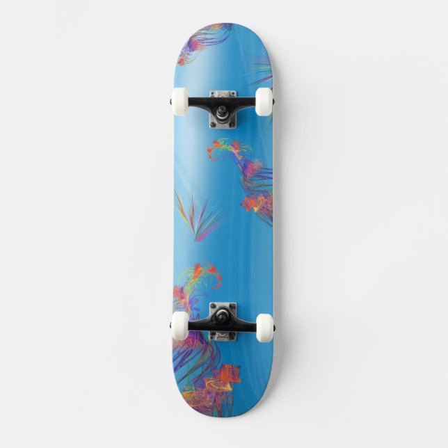 Deep Ocean - cool and beautiful design - Skateboard Deck (Front)