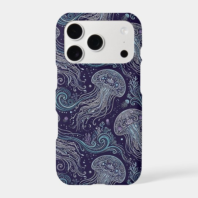 Deep Ocean Current Phone Case for iPhone 17 Pro (Back)