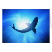 Deep Ocean Shark Silhouette (Front Horizontal)