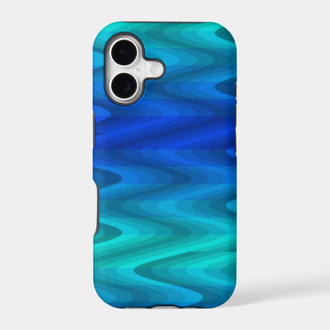 Deep Ocean Waves Iphone Case (Back)