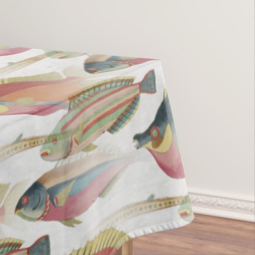 Deep Ocean Wonderful Fish Tableware Tablecloth