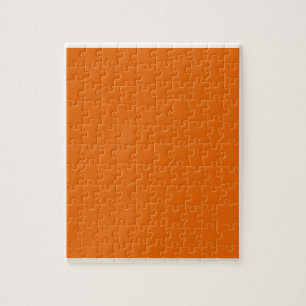 Deep Orange Jigsaw Puzzle