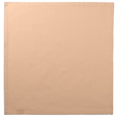 Deep Peach Solid Color Cloth Napkin