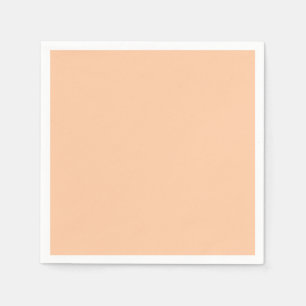 Deep Peach Solid Color Napkins