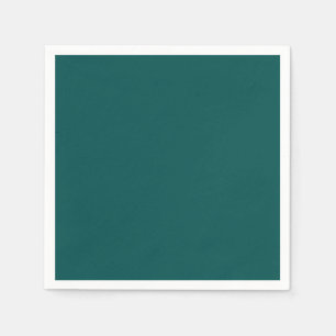 Deep Peacock Blue Color Napkins