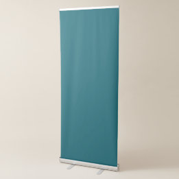 Deep Petrol Retractable Banner