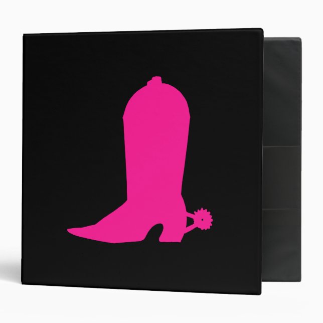 Deep Pink Boot Binder (Front/Inside)