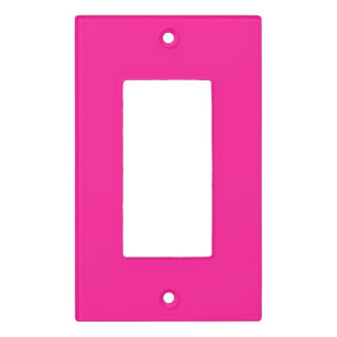 Deep Pink Light Switch Cover