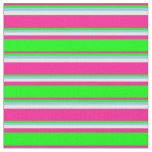 [ Thumbnail: Deep Pink, Lime, Sky Blue, and White Colored Fabric ]