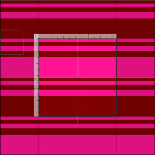 Deep Pink & Maroon Colored Lines/Stripes Pattern Fabric