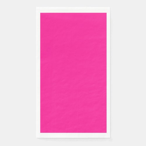 Deep Pink Paper Guest Towels