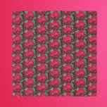 Deep Pink Rhododendron Blooms Floral Pattern Scarf<br><div class="desc">Accent your wardrobe with this square style,  sheer chiffon scarf that features the photo image of gorgeous,  deep pink Rhododendron blooms printed in a repeating pattern. A stunning,  floral design! Select your scarf size.</div>
