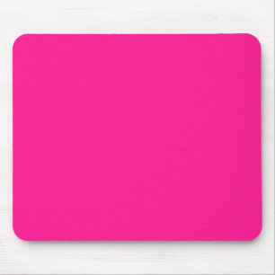 Deep Pink Solid Color Mouse Pad