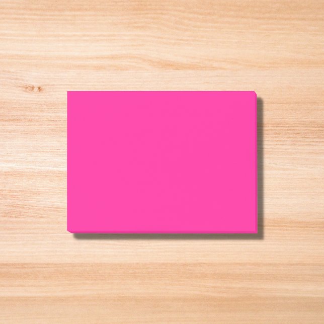Deep Pink Solid Color Post-it Notes (Creator Uploaded)