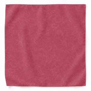 Deep pink  textured swirling  pattern bandana
