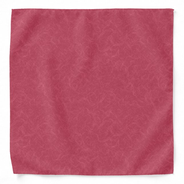 Deep pink  textured swirling  pattern bandana (Front)