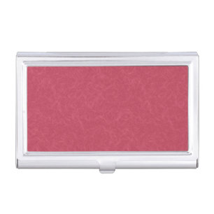 Deep pink  textured swirling  pattern business card case