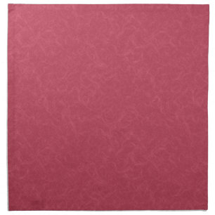 Deep pink  textured swirling  pattern cloth napkin