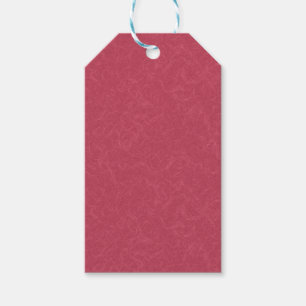 Deep pink textured swirling pattern gift tags