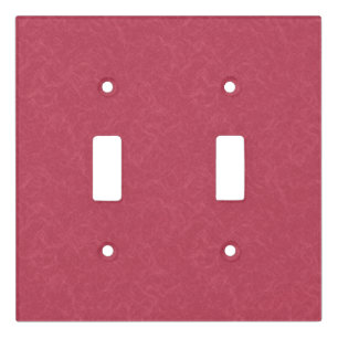 Deep pink textured swirling pattern light switch cover