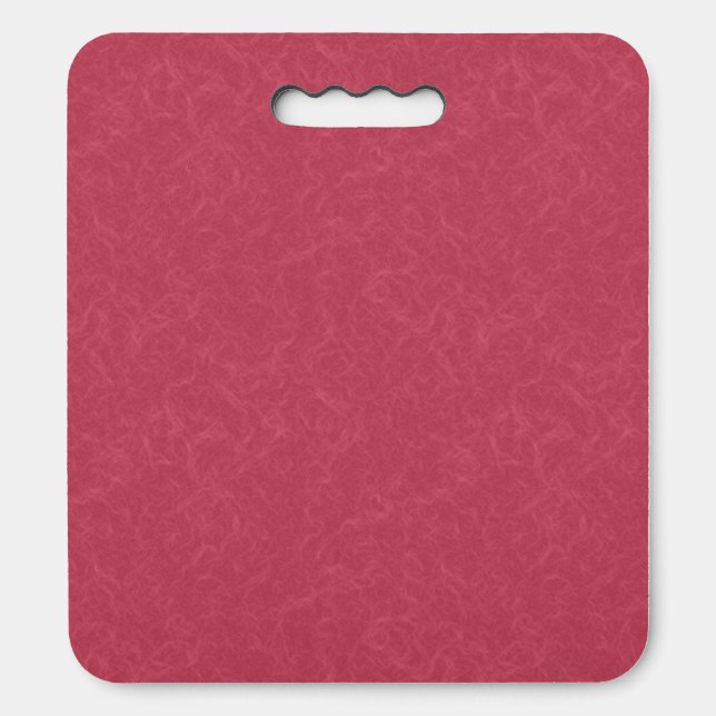 Deep pink  textured swirling  pattern seat cushion (Front Vertical)