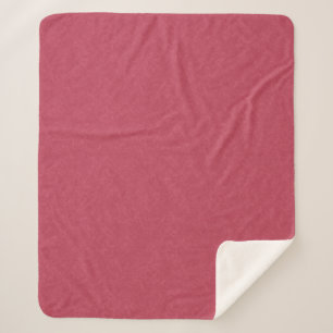 Deep pink textured swirling pattern sherpa blanket