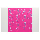 Deep pink with pretty lavender patterns lovely fabric